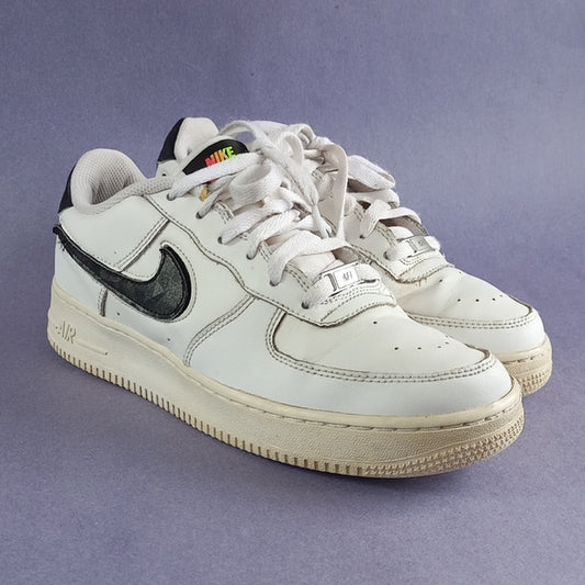Nike Air Force 1 Low Removable Swoosh White Green Strike (GS) NIKE AR7446-100