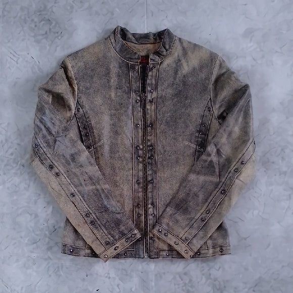 Danier Studded Leather Jacket