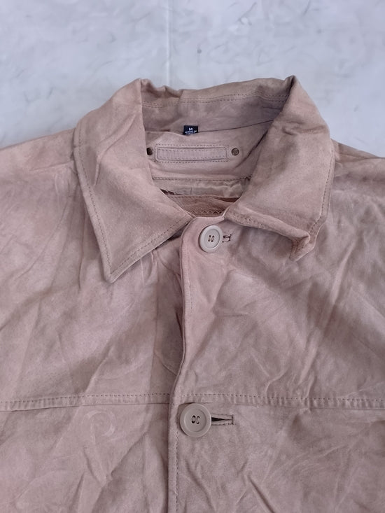 BRITCHES Men's Tan Suede Button Jacket