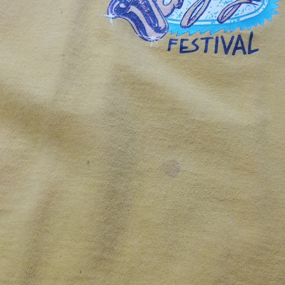 VINTAGE 90s Toronto Beaches International Jazz Festival T-Shirt Single Stitch