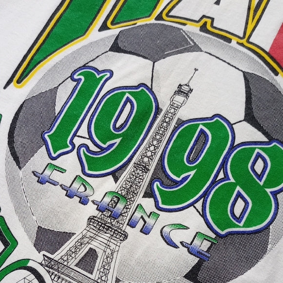 Vintage Italy 1998 World Championship Soccer T-Shirt