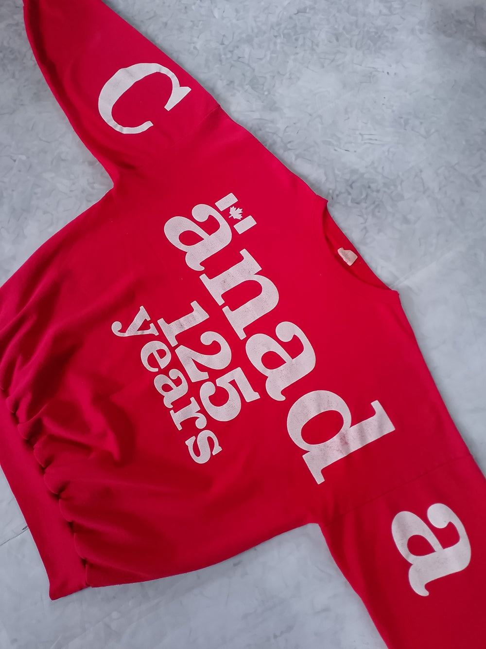 Vintage 1992 AOP Canada 125 Years Graphic Sweatshirt