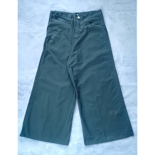 Vintage 90s Big Baggy SNUG INDUSTRIES Dark Green Wide-Leg Pants
