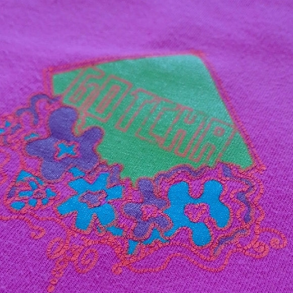 VINTAGE '90s GOTCHA PINK SURFER GRAPHIC T-SHIRT
