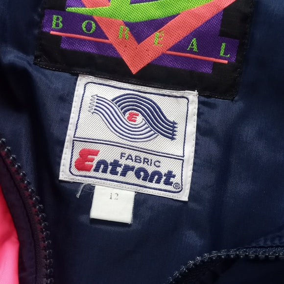 Vintage 90s Blue/Pink Essential Ski Jacket Entrant Fabric