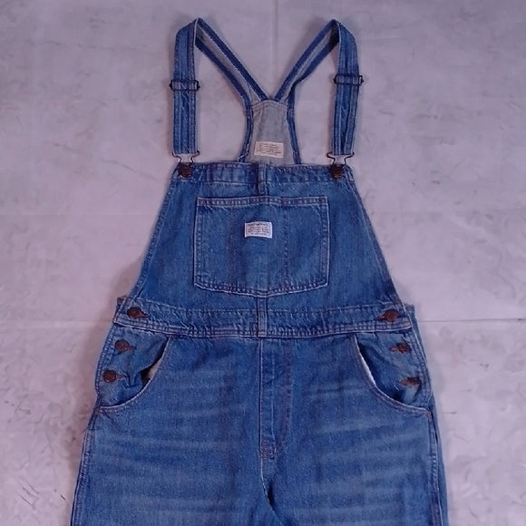 Vintage Style Levi's Denim Overalls Workwear