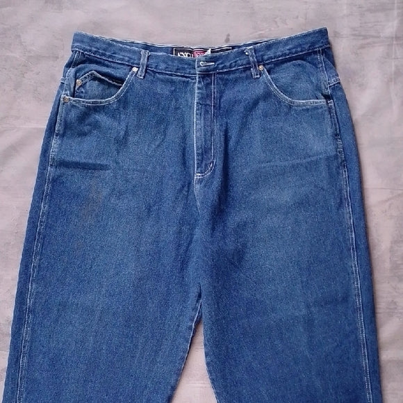 Vintage Y2K EXCO DENIM BIG BAGGY JEANS WIDE