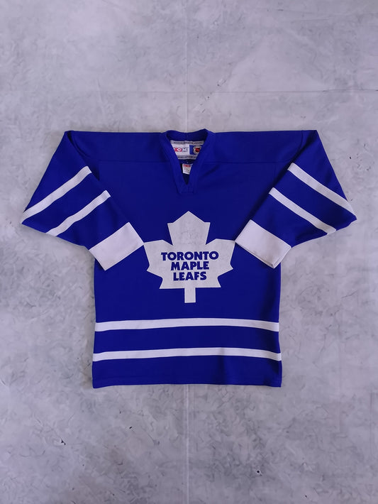 Vintage 90s CCM Toronto Maple Leafs Hockey Jersey KIDS