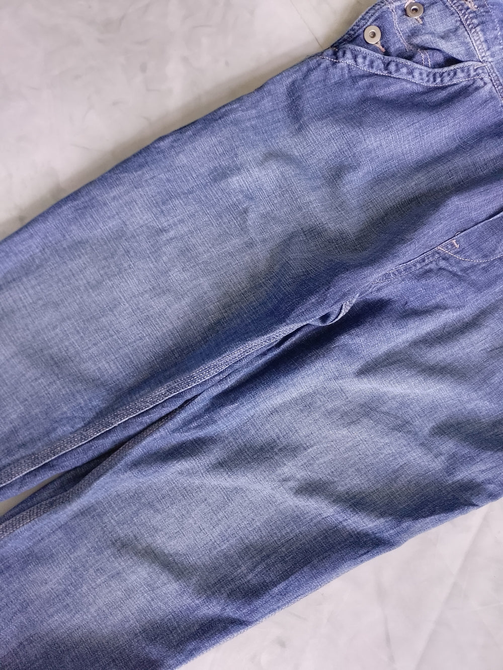 LEVIS Blue Denim Overalls Women's Jeans Boyfriend Skinny