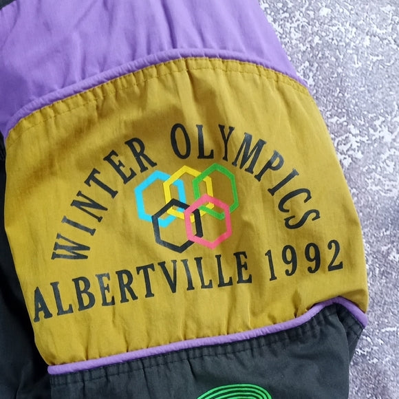 Vintage 1992 Campri Winter Olympics Albertville total Power Colour Block Winter