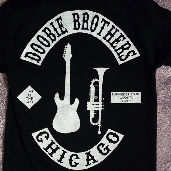 RARE CHICAGO x THE DOOBIE BROTHER LIVE AT THE LAKE TORONTO 2017 Band T-Shirt