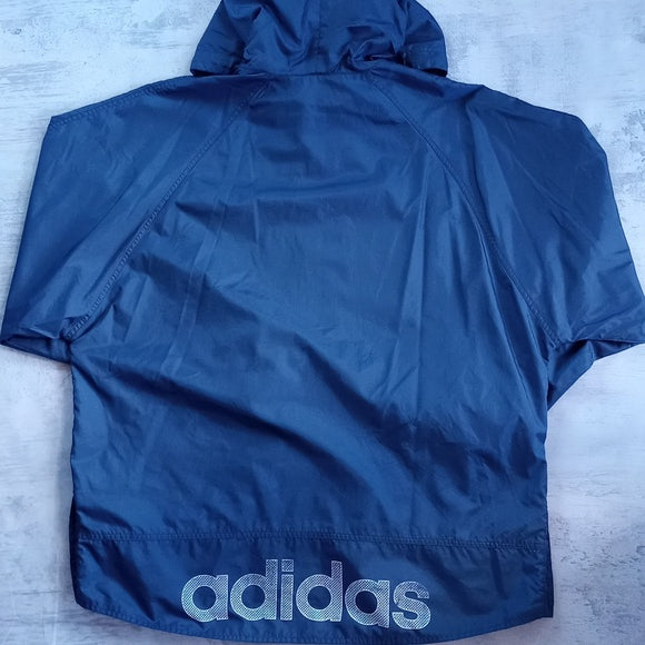 Vintage Adidas Button-Up Windbreaker