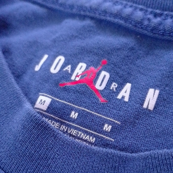 Blue T-Shirt with Green Graphic