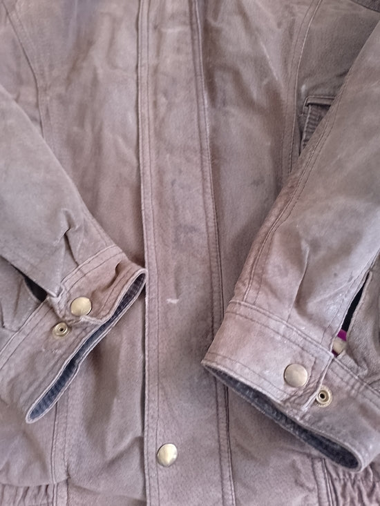 Vintage NORTHWEST TERRITORY Brown Suede Bomber Jacket