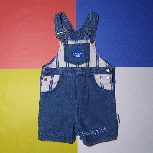 Vintage 90s NHL Toronto Maple Leaves Kids Overalls MIGHTY MAC