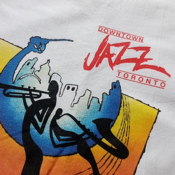 Vintage 90s Toronto downtown Jazz Festival Crewneck Sweater