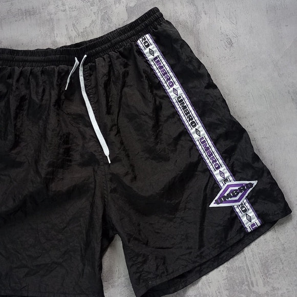 Vintage Umbro Soccer Essential Shorts Purple/Black