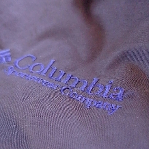 Vintage 90s Columbia Crown Rock Black and Red Puffer Jacket