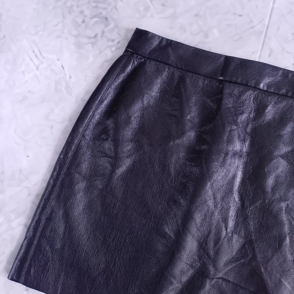 WILFRED Faux Leather Skirt