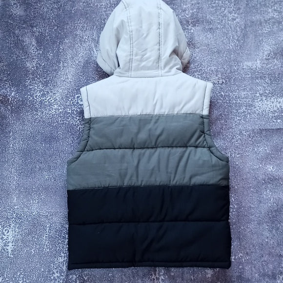 Roots Colour Block Puffer Vest UNISEX