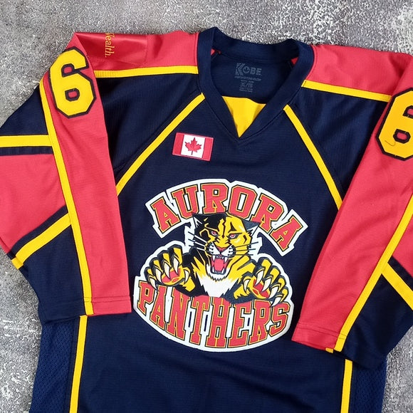 Aurora Panthers #66 Hartman Hockey Jersey