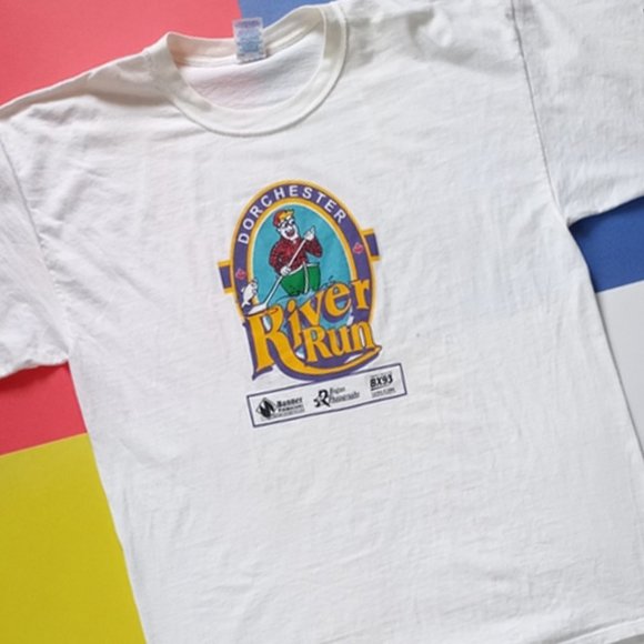 Vintage Dorchester River Run Graphic T-Shirt