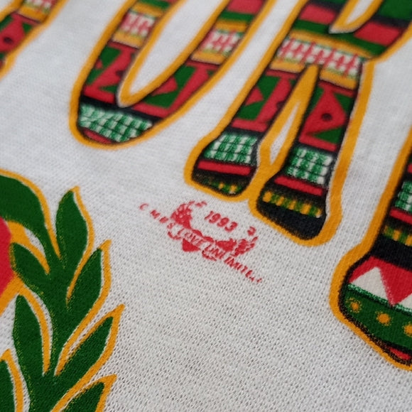 Vintage 1993 NEW YORK THE BIG APPLE SINGLE STITCH T-SHIRT