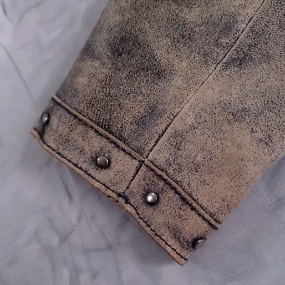 Danier Studded Leather Jacket