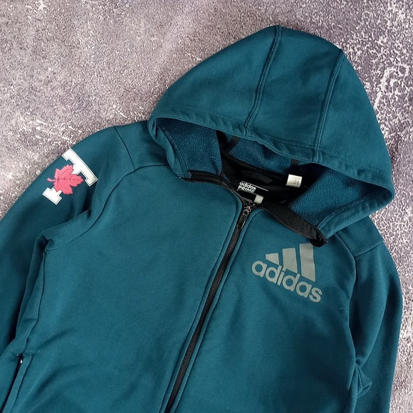 ADIDAS UOT University Of Toronto Zip Up Hoodie Sweaters Climalite