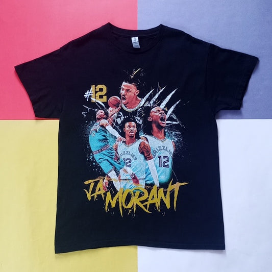 Ja Morant Memphis Grizzlies #12 Rap Style T-Shirt