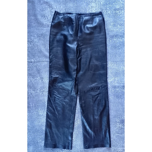 Vintage DANIER Black Leather Pants