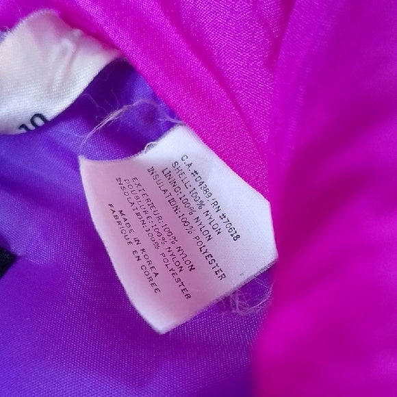 VINTAGE 90s SUNICE SKI JACKET  FUNK PATTERN PURPLE PINK