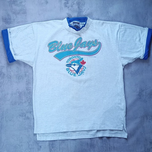 VINTAGE 1993 Toronto Blue Jays MLB Single Stitch T-Shirt