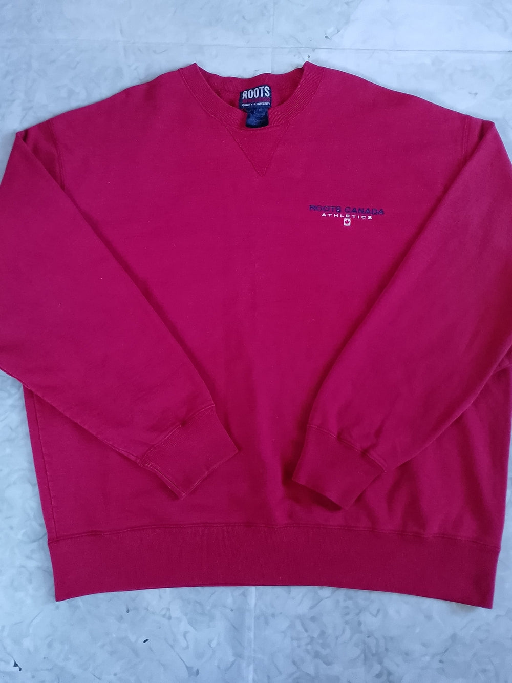 Vintage Roots Athletics Red Crewneck Sweatshirt