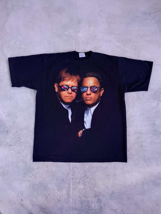 Vintage Elton John Billy Joel Spring Of ‘95 Tour Concert Shirt Single Stitch