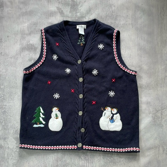 Vintage Nothern Reflection snowmen Uhly Sweater