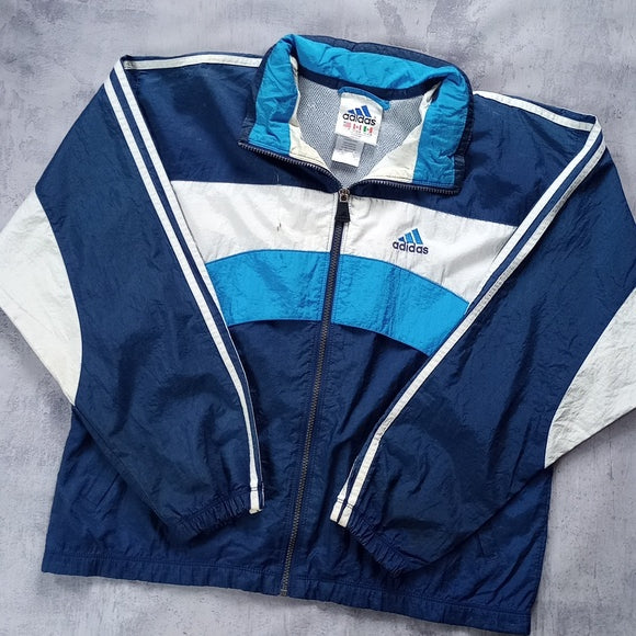 Vintage 90s Adidas Essential Windbreaker Jacket