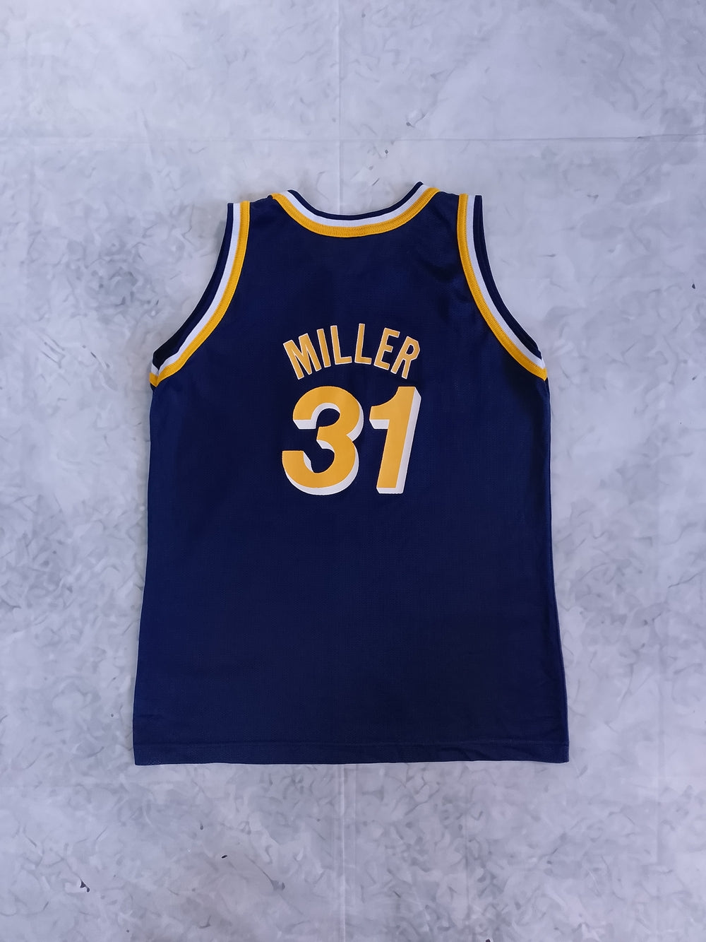 Vintage 90 Reggie Miller Champion Indiana Pacers 31 Basketball Jersey kids