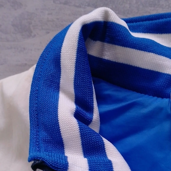 Vintage 90s NIKE Navy and White Sleeveless Vest Jacket