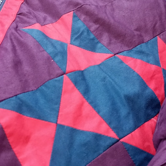 Vintage Northern Spirit Goose Down Quilt Pattern Beautiful Jacket UNISEX