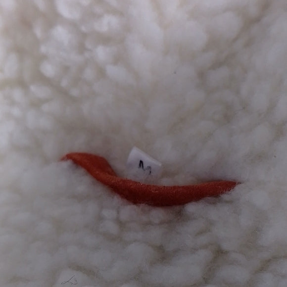 Vintage 80s Leather Sherpa Lined Jacket Shearling Collar