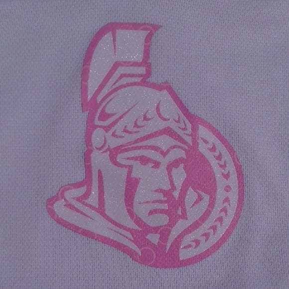 OTTAWA SENATORS PINK NHL LICENSE HOCKEY JERSEY