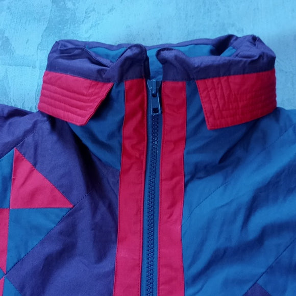 Vintage Northern Spirit Goose Down Quilt Pattern Beautiful Jacket UNISEX