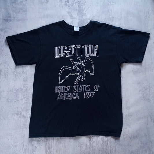 MODERN Led Zeppelin United States Of America 1977 T-Shirt UNISEX