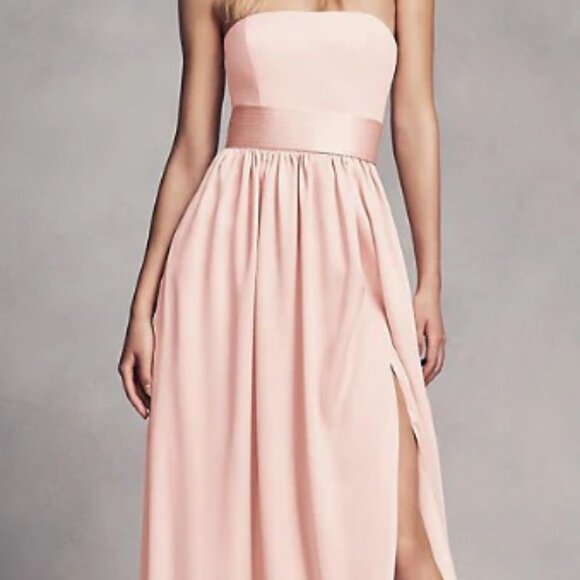 VERA WANG WHITE Strapless Long Matcha Style 36201760 DAVIS BRIDAL