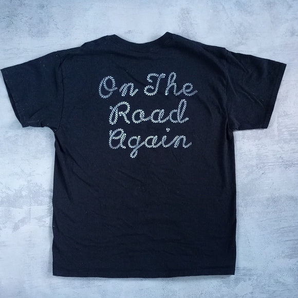 WILLIE NELSON ON THE ROAD AGAIN BAND T-SHIRT UNISEX