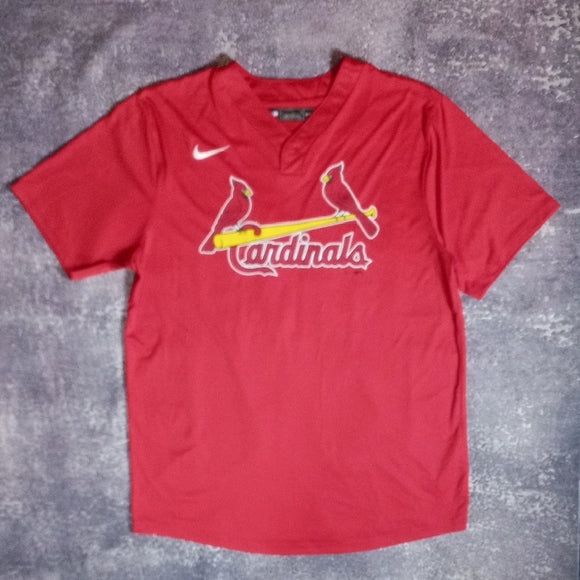 Red Nike MLB Cardinals Jersey #43
