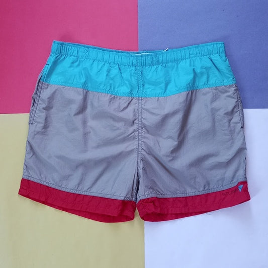 Vintage 90s Stubbies Multicolor Swimming Shorts UNISEX