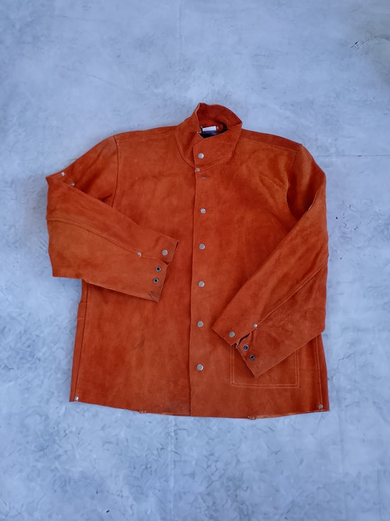 STEINER Suede/Leather Orange Workwear Welding Jacket