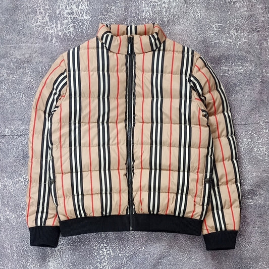 BURBERRY CLASSIC PATTERN DOWN PUFFER JACKET